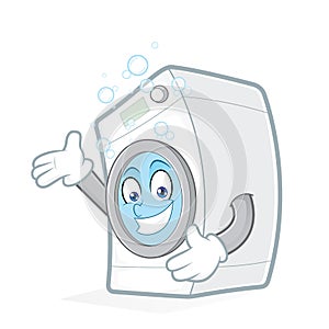 Washing machine presenting