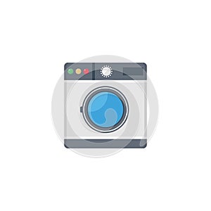 Washing machine vector flat colour icon