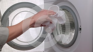 Washing Machine White Curtain Housewife  Plastic White