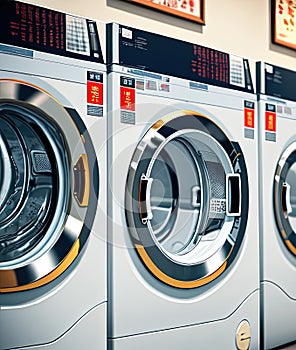 Washing Machines Commercial Business. Generative AI.