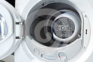 Washing machines and drying machines home appliance retail store showroom