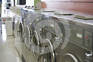 Washing Machines In Launderette