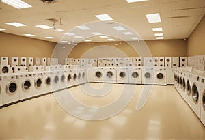 washing mashines in appliance store