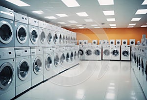 washing mashines in appliance store