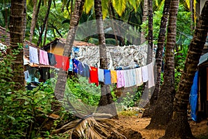 Washing in Palolem, south goa