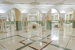 Washing room inside Hassan II Mosque