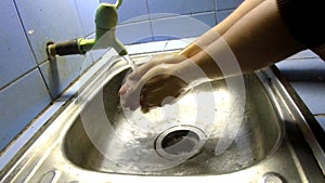 Washing their hands with antiseptics, at night with white lights, before going to sleep to maintain cleanliness and prevent