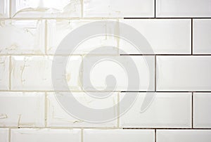 Finishing work when tiling the kitchen with tiles
