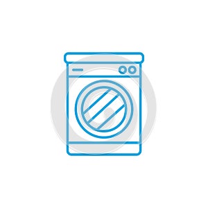 Washingmachine. Vector illustration decorative design