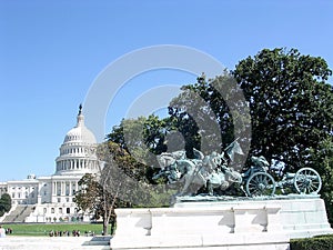 Washington Capitol part of Grant Memorial 2004