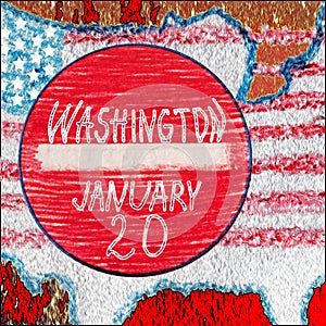 WASHINGTON, concerns, safety.Abstain from traveling to Washington on January 20th.Concept for virtual celebration of the