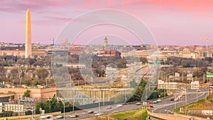 Washington, D.C. city skyline