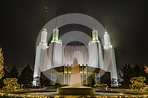 Washington D.C. Temple at Night