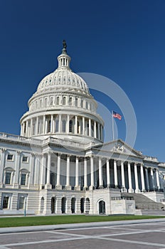 Washington DC,Capitol building in a clear blue sky