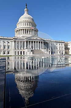 Washington DC - Capitol building and reflection