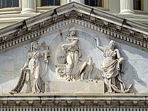 Washington DC, District of Columbia [United States US Capitol Building, architecture detail ]