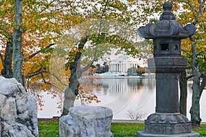 Washington DC, Jefferson Memorial in Autumn