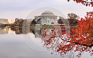 Washington DC Jefferson Memorial Autumn