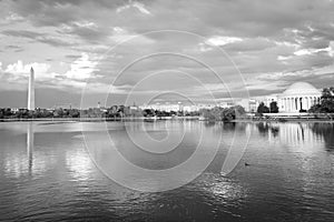 Washington DC - Jefferson Memorial and Monument