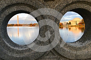 Washington DC - Jefferson Memorial and Monument