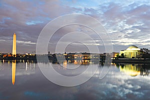 Washington DC - Jefferson Memorial and Monument