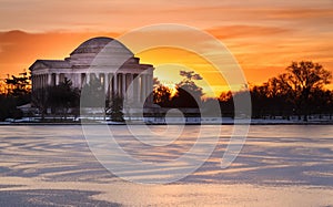 Washington DC Jefferson Memorial Sunrise