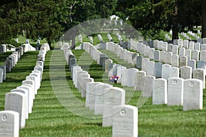 Washington, DC - June 01, 2018: Arlington National Cemetery.