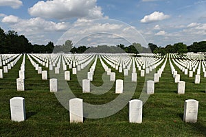 Washington, DC - June 01, 2018: Arlington National Cemetery.