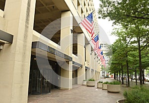 Washington, DC - June 02, 2018: FBI, Federal Bureau of Investig