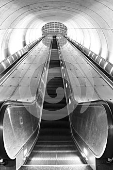 Washington, DC Metro Station Escalator