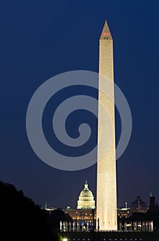 Washington DC - Monument and Capitol building