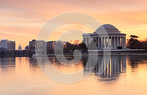 Washington DC Monuments Sunrise