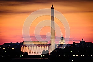 Washington DC skyline photo