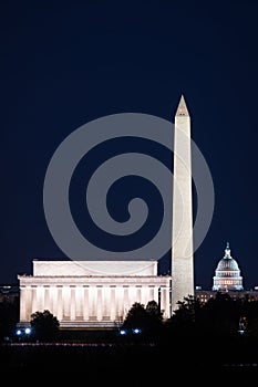 Washington DC Skyline At Night