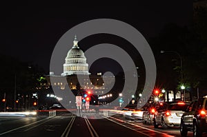 Washington DC, US Capitol from Pennsylvania Avenue