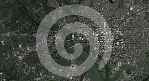 Washington DC USA HD satellite image photo