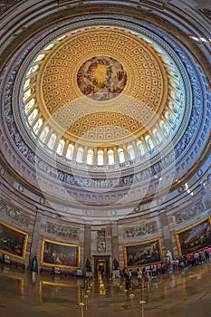 Interior of the Washington Capitol hill dome