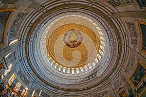 Interior of the Washington Capitol hill dome