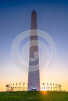 Washington DC, USA at Washington Monument