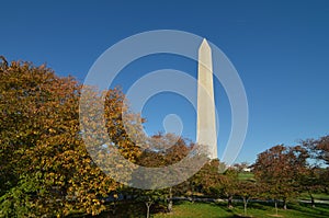 Washington DC, Washington Monument in Autumn