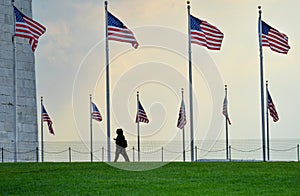 Washington DC, Washington Monument in Spring
