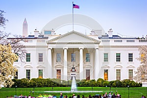 Washington, DC at the White House at Night