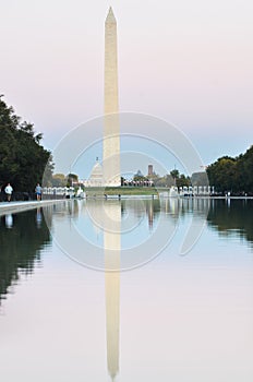 Washington DC, WWII Memorial, Capitol and Monument