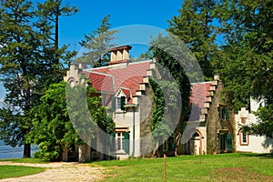 Washington Irving`s Sunnyside cottage