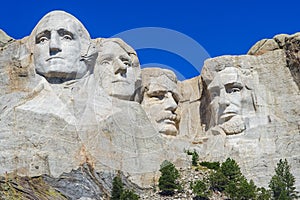 Washington Jefferson Roosevelt and Lincoln at Keystone South Dakota