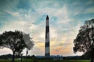 Washington Memorial monument in Washington, DC