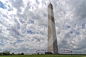 Washington memorial obelisc monument in dc