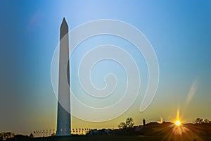 Washington Monument at Dawn