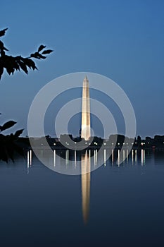 Washington Monument and Tidal Basin