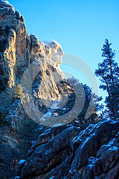 Washington in mount Rushmore